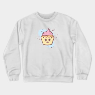 Pastel and cute cupcake Crewneck Sweatshirt